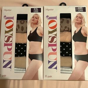 Joyspun Hipster Seamless Panties XXL (20) 12 pair